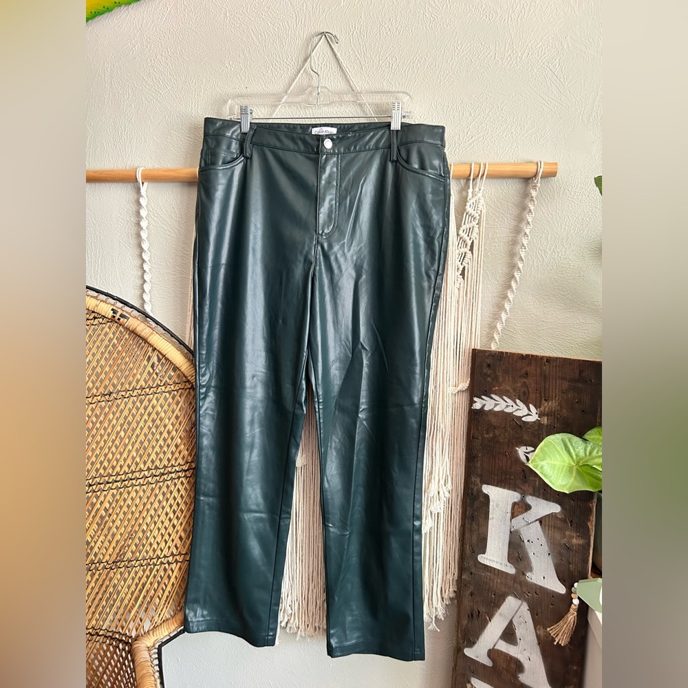 Calvin Klein leather pants